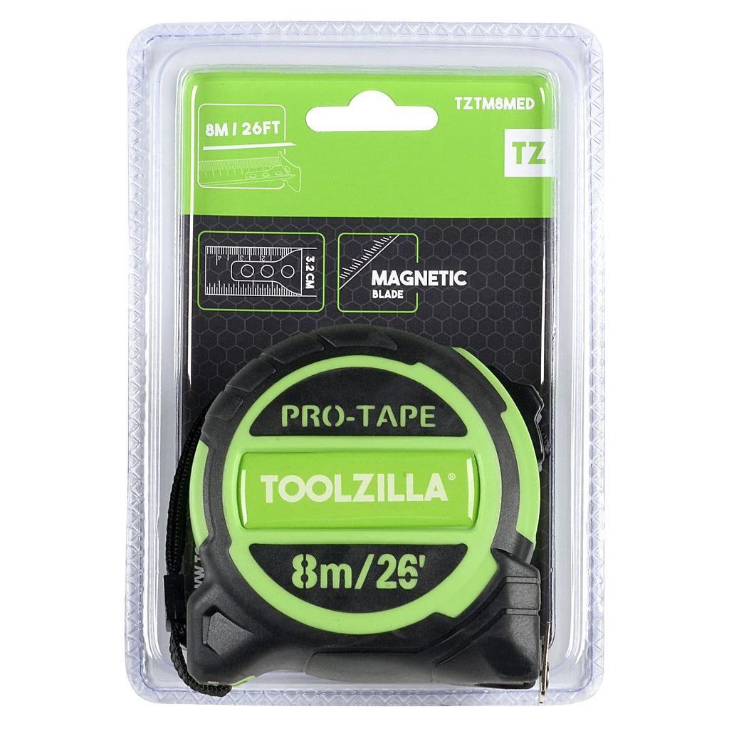 TOOLZILLA | 16ft 5M Tape Measure Retractable Measuring Tape Suitable for All DIY